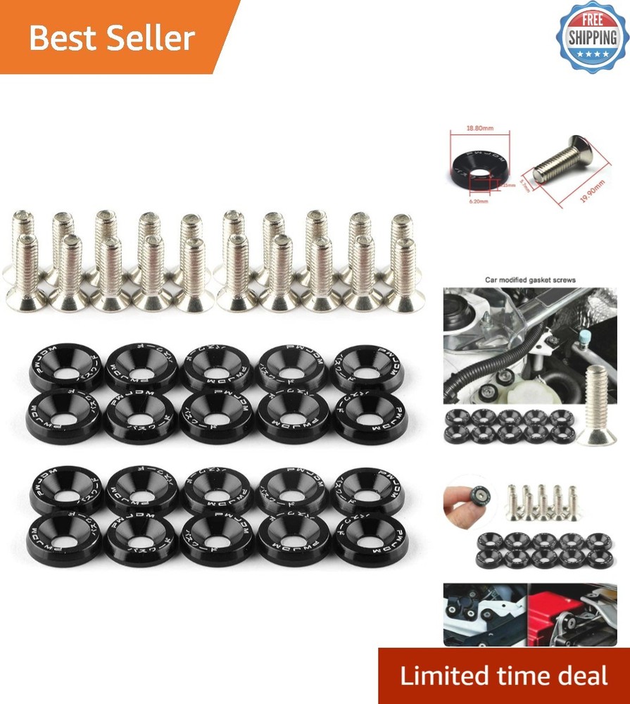 M6 Engine Bay Dress Up Bolts & Washers – 20 Pcs, Quality Finish