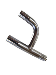 STAINLESS 3/8″ BARBED HOSE “Y” FITTING – Food Grade