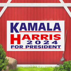 Kamala Harris 2024 Banner USA Presidential Elections Outdoor Indoor