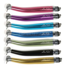 NSK Style Dental High Speed Handpiece Colorful Turbine 2/4 Holes 7 Colors Rotor