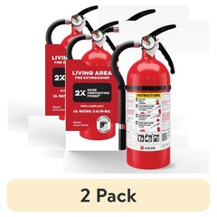 (2 Pack) Kidde Basic Residential Home Fire Extinguisher 2A10BC