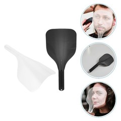4 Pcs Hair Spray Mask Shield Face Makeup Hood Silicone Masks