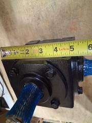 GTM Right Angle Gearbox 1″ shaft ratio 1:1.5 Both Shafts Keyed 2390-0606