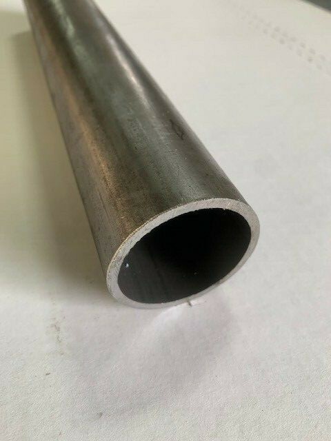 2.75″ OD x 1/4″ Wall DOM Seamless Round Tube x 24″ Long, Mild Steel Tubing