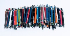 100 Misprint METAL Click Pens Bulk Wholesale MULTICOLOR Premium Pen Lot