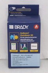 Brady 142800 BMP21 Series Indoor/Outdoor Vinyl Labels M21-375-595-WT
