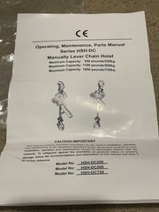 Mini Chain Hoist 1/2 Ton 1100Lbs Capacity 10Ft Lift Manual Lever Chain Hoist …