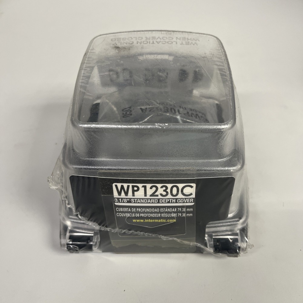 Intermatic WP1230C, 2-Gang, (1) Receptacle/Toggle, Weatherproof Cover