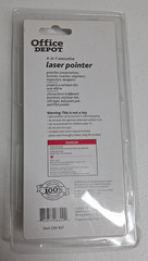Office Depot 4-in-1 Executive RED Laser Pointer *Laser LED light Pen PDA pointer