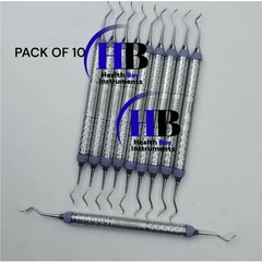 Hu-Friedy S204S9E2 EverEdge 2.0 Double End Sickle Scaler #9 Set of 10