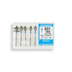 Double Conical Symetrical Short 3.5mm Dia Medium Diamond Bur 5/PK |1839-037.35M2