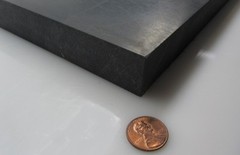Nylon 6/6 Nylatron Lubricated Sheet (1″) – 1.00″ Thick x 12″ x 48″