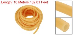 10 Meter 6mm ID x 10mm OD Natural Latex Rubber Tubing Elastic Tube Rubber Hose