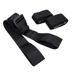 LINE2design Spine Board Straps – Disposable Backboard Straps Pack of 3 – Black