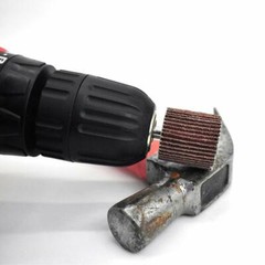 10Pcs 60 Grit Drill Flap Wheel Sander 1x1x1/4″ Flapper Sanding Grinding US