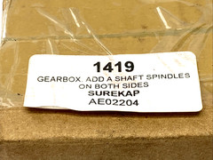 SureKap AE02204 Add-A-Shaft Gearbox, LEFT, 1419
