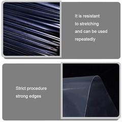 Clear Resealable Bag Plastic Zip Seal Bags Poly Zipper 2.07mil / 2.26mil