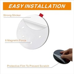 2 Pack Office Privacy Door Sign – 6 Inch Round Rotating – Out Of Office, Do Not
