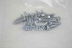 #8 x 3/8″ Hex Head Sheet Metal Screws Self Tapping Stainless Steel Qty 108