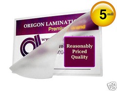 200/pack School ID Cards Hot Laminating Pouches 5 Mil 2-1/2 x 3-5/8 Clear