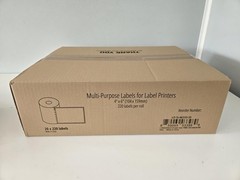 4400 PCS 4″x6″ Thermal Shipping Labels, 20 Rolls, Compatible w/ Rollo Dymo 4XL