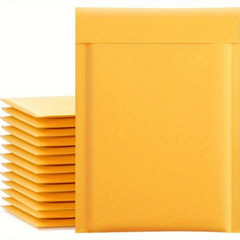 8.5×12″ Kraft Bubble Mailers Padded Envelope Shipping Bags Seal 50/100/200/500