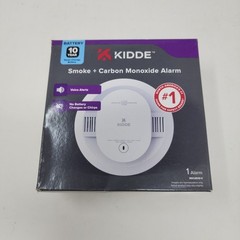New Kidde Detect 30CUD10-V Smoke + Carbon Monoxide Alarm – 10Yr Battery Voice