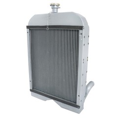 86551430 8N8005 2 low Full Aluminum Radiator For Ford Tractor 2N 8N 9N Model