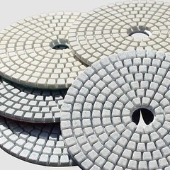 Concrete Polishing Pads 4″ Wet Dry Concrete Sanding Discs Set Concrete Polishing