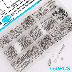 1749 PCS Metric Screw Assortment Kit M2 M3 M4 M5 Bolts, Nuts, Lock & Flat Washer