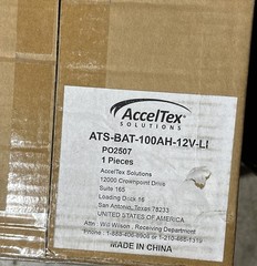 🔴 ATS-BAT-100AH-12V-LI 12V 100Ah LiFePO4 Lithium Iron Solar RV Battery‼️