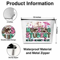 Nurse Bag Nursing Student Gifts Makeup Cosmetic Bag for Women, Nurse Accessor…
