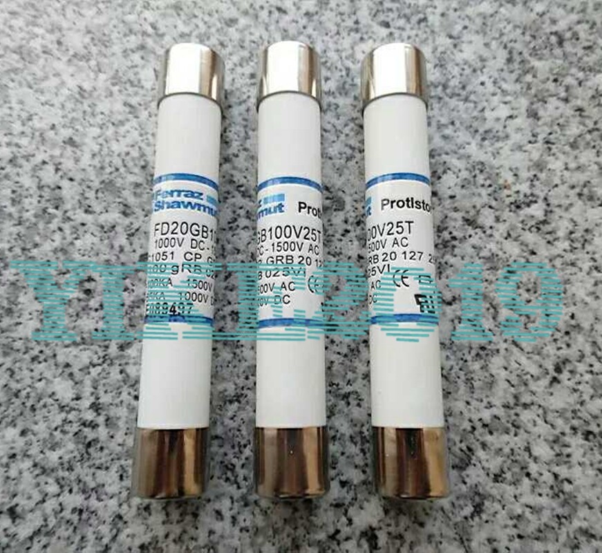 Qty:2 NEW FOR FERRAZ SHAWMUT FD20GB100V25T 25A 1000V fuse replacement