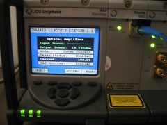 JDSU Fiber Laser Test Set BBS EDFA TESTED +22dBm 1550nm 0-60dB MAP+2B0 High PWR!