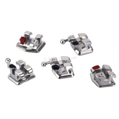 Dental Orthodontic Brackets MIM Monoblock Braces Mini Roth.022 345 Hooks Metal