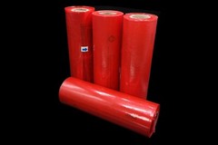 Tripact 11″ x 19″ LDPE RED Plastic Flat Open Poly Bag Roll 1.25 mil – 8 Rolls