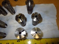 Lot of 12 S&M TD25-NS Hex, Square, Round, Collet Southwick & Meister
