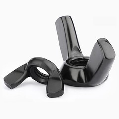 Black Wing Nut M3 M4 M5 M6 M8 M10 M12 M14 M16 304 Stainless Steel Butterfly Nut