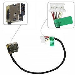 DC POWER JACK CHARGING PORT CABLE for HP 240 250 255 G4 G5 CBL00672-0100 #