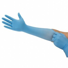 Ansell Microflex Gloves Elbow Length, Powder Free, XS, Pack of 100, # 93-243