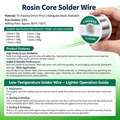 Tin Rosin Core Solder Wire 1.0mm 1.2mm Electrical Soldering Flux Wire