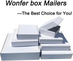 Vinyl Record Mailer Corrugated Shipping Box 12.5×12.5x2inch White Adjustable …