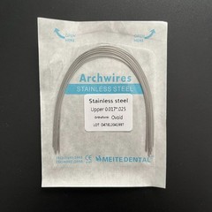 10Pcs Dental Orthodontic Arch Wire Stainles Steel Rectangular Ovoid/Nature Form