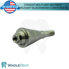 5X Straight Multi Unit Prosthetic NC Compatible with Megagen® BlueDiamond