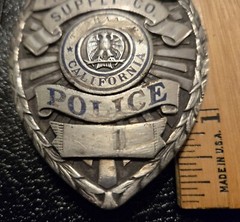 The National Supply Co. California Police Sterling