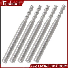 5PCS 3/32″ 4 FLUTE CARBIDE END MILL 3/8″ CUT LENGTH