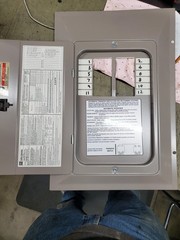 Cutler Hammer/Briggs And Stratton 12 Space Load Center Transfer Switch Cover