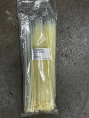 Essentra Cable Ties 11 7/8″ 50lb Natural, 100 Per Pack x 3 (300 ties per order).