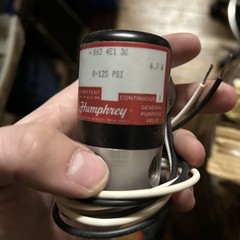 Humphrey 062 4E1 36 24VDC Pneumatic Directional Solenoid Valve 125psi 1/4″NPT