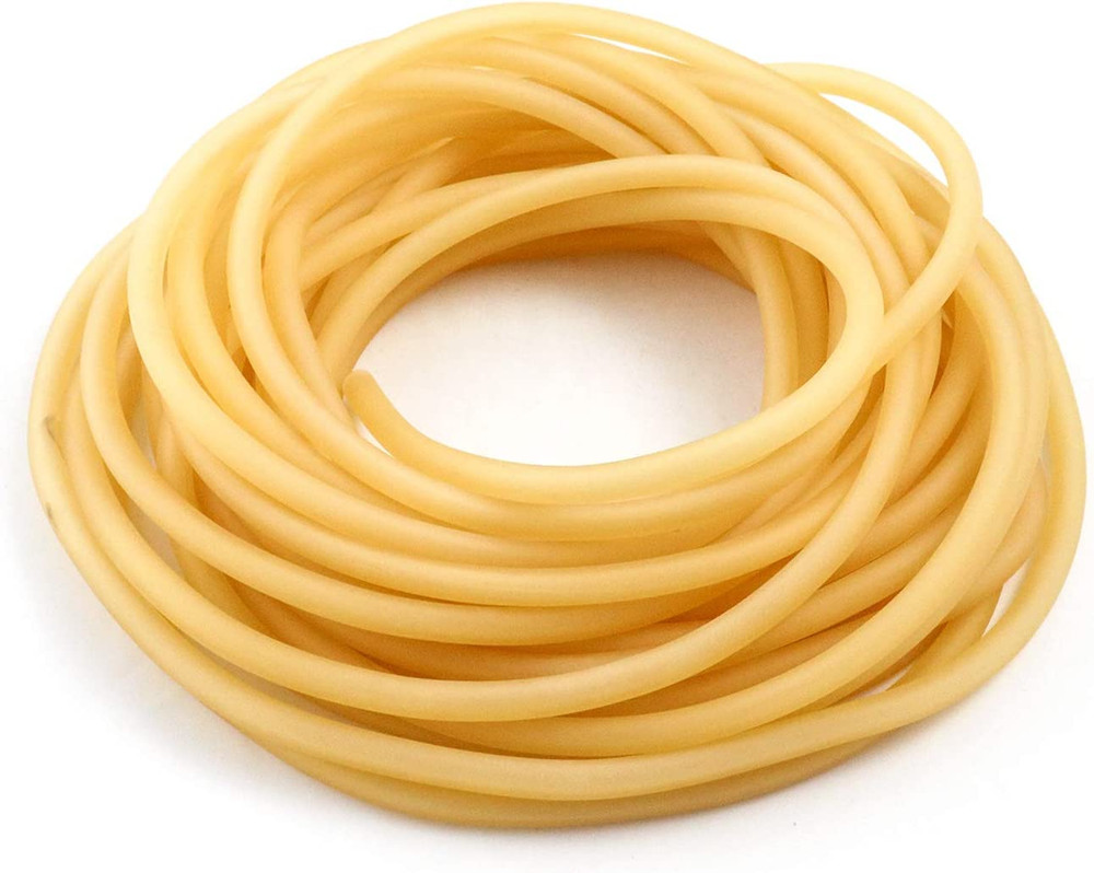 33FT Latex Rubber Tubing, 1/4″ OD, 3/16″ ID Surgical Tube for Home, Lab, Hospita
